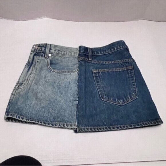 SLVRLAKE BNWOT Re-Worked Mini Skirt - Great Divide Sz 26 - Picture 8 of 14